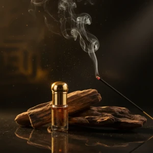 عود و بخور مع دخان جميل