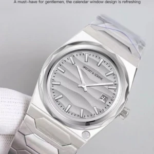 ⁦ساعة ديزرت ويفز الكوارتز 37 مم – ساعة يد رجالية من الفولاذ المقاوم للصدأ مع حركة كوارتز يابانية⁩ - الصورة ⁦3⁩