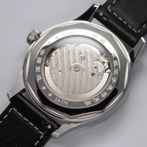 ⁦ساعة 1963 طيار أوتوماتيكية – ساعة طراز عسكري رجالي مع محرك أوتوماتيكي⁩ - الصورة ⁦6⁩