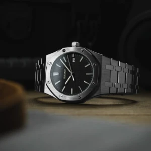 ⁦ساعة سيكو رويال أوك السوداء | 40مم | أوتوماتيكية⁩ - الصورة ⁦6⁩