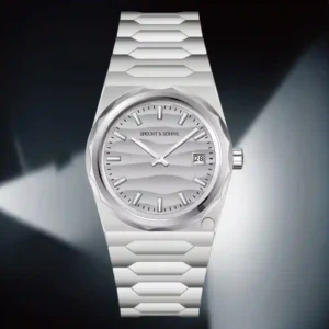 ⁦ساعة ديزرت ويفز الكوارتز 37 مم – ساعة يد رجالية من الفولاذ المقاوم للصدأ مع حركة كوارتز يابانية⁩ - الصورة ⁦6⁩